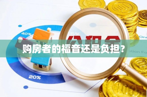 渝中购房者的福音还是负担？