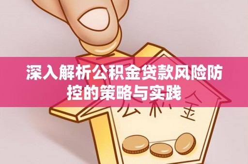 渝中深入解析公积金贷款风险防控的策略与实践