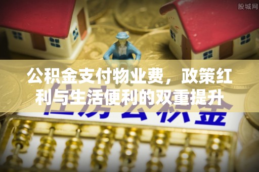 渝中公积金支付物业费，政策红利与生活便利的双重提升
