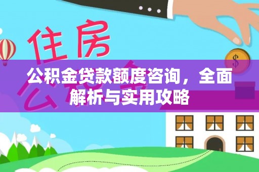 渝中公积金贷款额度咨询，全面解析与实用攻略