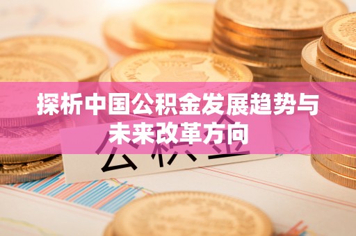 渝中探析中国公积金发展趋势与未来改革方向