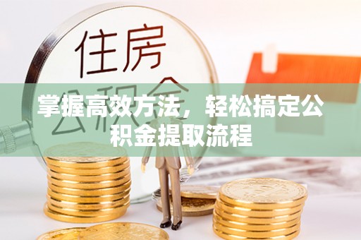 渝中掌握高效方法，轻松搞定公积金提取流程