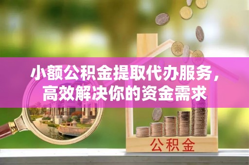 渝中小额公积金提取代办服务，高效解决你的资金需求