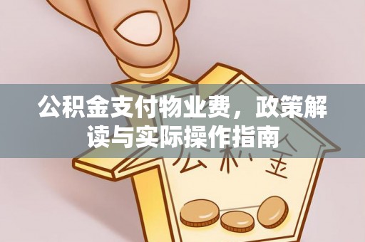 渝中公积金支付物业费，政策解读与实际操作指南