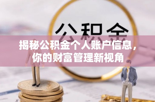 渝中揭秘公积金个人账户信息，你的财富管理新视角
