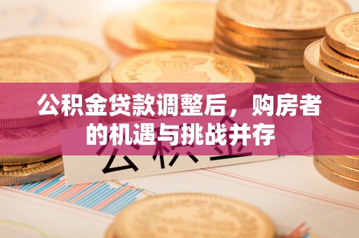 渝中公积金贷款调整后，购房者的机遇与挑战并存