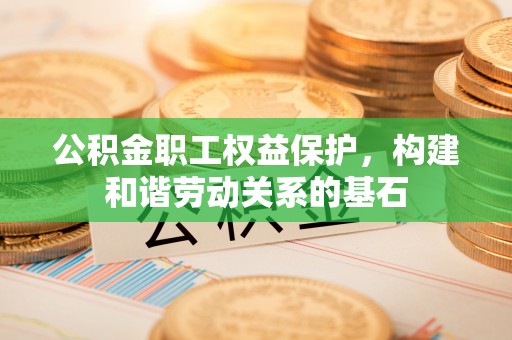 渝中公积金职工权益保护，构建和谐劳动关系的基石