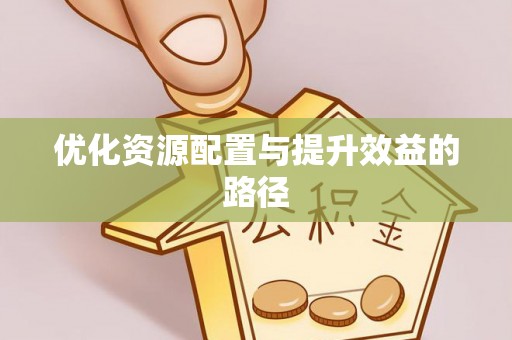 渝中优化资源配置与提升效益的路径