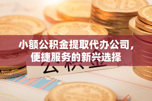 渝中小额公积金提取代办公司，便捷服务的新兴选择