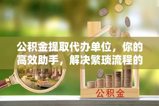 渝中公积金提取代办单位，你的高效助手，解决繁琐流程的不二之选
